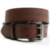 Hawx Men's Double Stitch Center Double Prong Belt