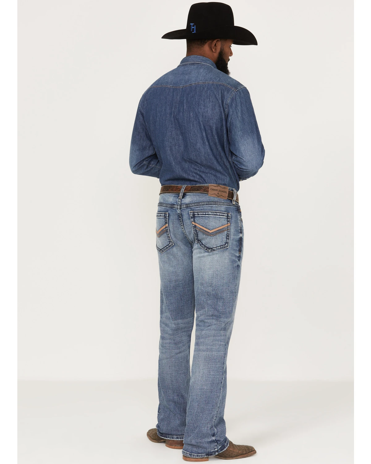 Cody James Men's Colt Stretch Slim Bootcut Jeans 3 Cody James Men's Colt Stretch Slim Bootcut Jeans - Image 3