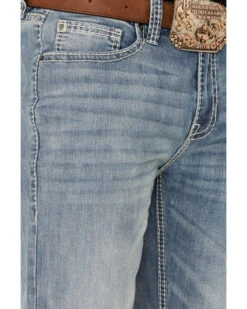 Rock & Roll Denim Men's Double Barrel Reflex Stretch Relaxed Bootcut Jeans -Fashion Clothing Store 2000360317 400 P4