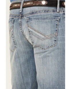 Cinch Men's Grant Light Stonewash Performance Stretch Relaxed Bootcut Jeans -Fashion Clothing Store 2000362786 402 P4