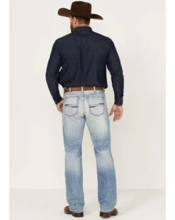 Cinch Men's Light Stonewash White Label Peformance Stretch Relaxed Straight Jeans 6 Cinch Men's Light Stonewash White Label Peformance Stretch Relaxed Straight Jeans -Fashion Clothing Store 2000362805 402 P3