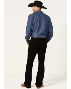 Cody James Men's Night Rider Black Wash Stretch Slim Bootcut Jeans 6 Cody James Men's Night Rider Black Wash Stretch Slim Bootcut Jeans -Fashion Clothing Store 2000364871 001 P3