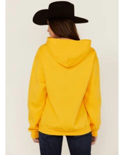 Paramount Network's Yellowstone Women's Yellowstone Lone Cowboy Mustard Graphic Hoodie -Fashion Clothing Store 2000365391 702 P4