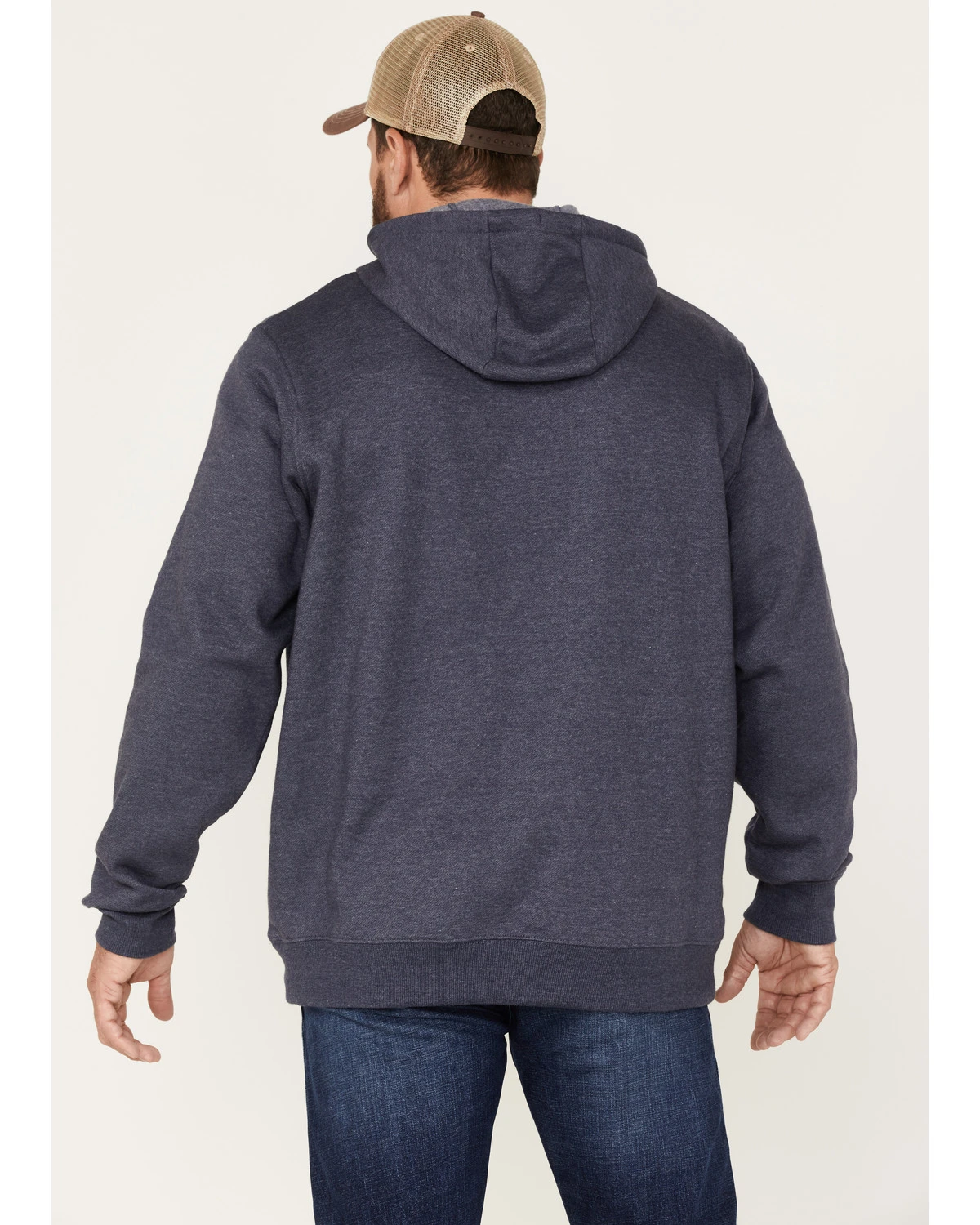 Wrangler Men's Crest Eagle Logo Graphic Hooded Sweatshirt 4 Wrangler Men's Crest Eagle Logo Graphic Hooded Sweatshirt - Image 4