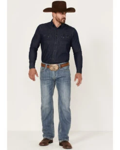 Rock & Roll Denim Men's Pistol Light Wash Regular Straight Jeans -Fashion Clothing Store 2000367643 205 P3