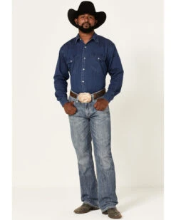 Rock & Roll Denim Men's Double Barrel Medium Wash Relaxed Bootcut Jeans -Fashion Clothing Store 2000367648 203 P3