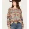Ariat Women's Rainbow Vista Southwestern Sweatshirt