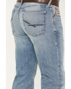 Ariat Men's M4 Orleans Abel Light Wash Stretch Relaxed Straight Jeans -Fashion Clothing Store 2000371951 400 P4