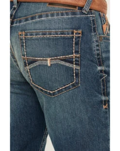 Ariat Men's M4 Cayman Ramos Medium Wash Relaxed Boot Stretch Denim Jeans -Fashion Clothing Store 2000371981 400 P4