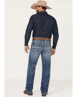 RANK 45 Men's Iron Horse Stackable Straight Dark Wash Heavy Still Stretch Denim Jeans -Fashion Clothing Store 2000373305 416 P3