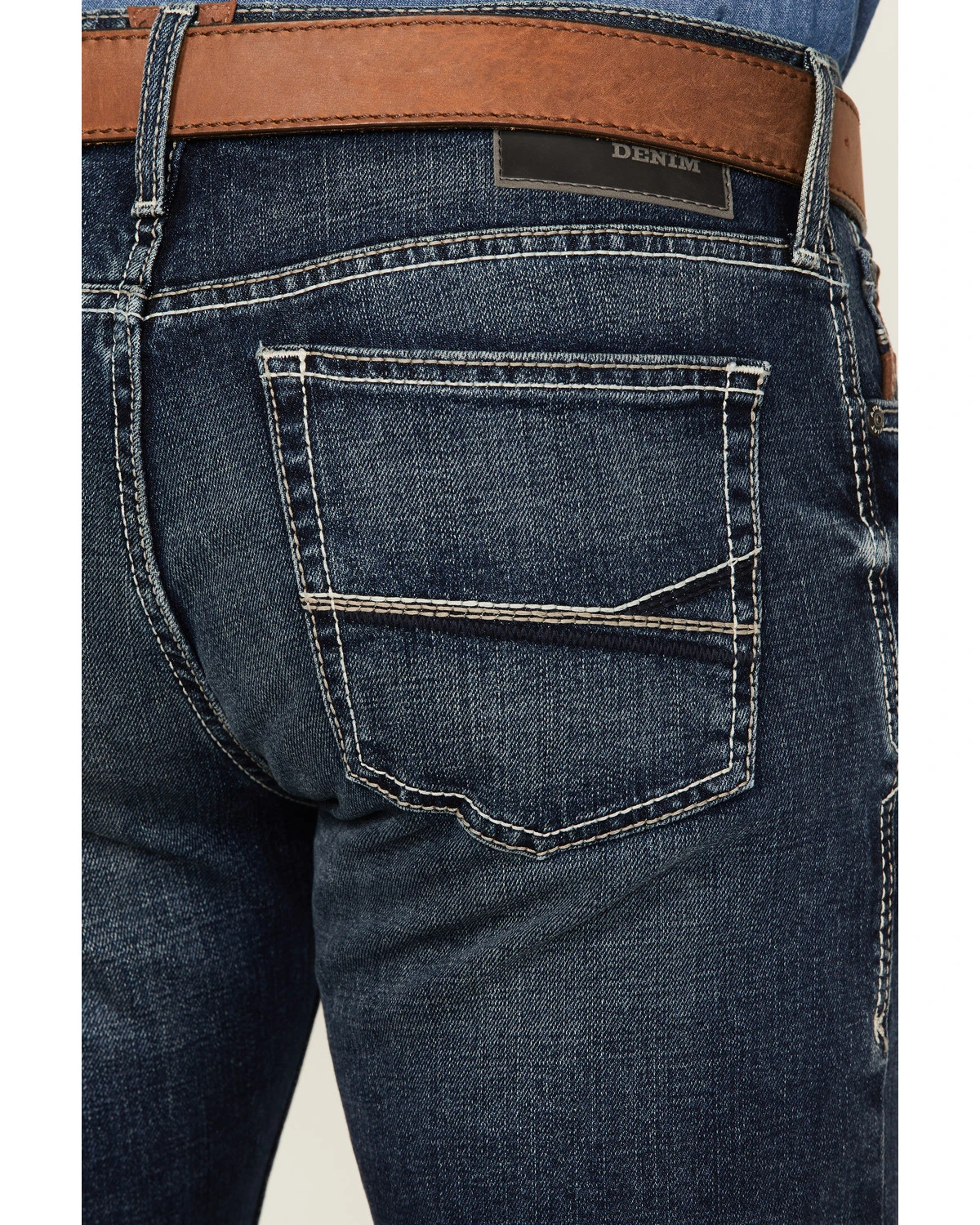 Ariat Men's M7 Drake Toro Dark Wash Slim Straight Jeans 4 Ariat Men's M7 Drake Toro Dark Wash Slim Straight Jeans - Image 4