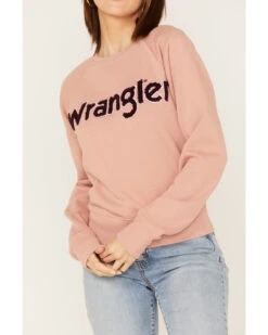 Wrangler Retro Women's Embroidered Logo Sweatshirt -Fashion Clothing Store 2000374076 681 P3