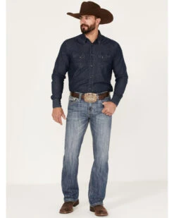 Rock & Roll Denim Men's Pistol Medium Vintage Wash Straight Jeans -Fashion Clothing Store 2000375481 414 P3