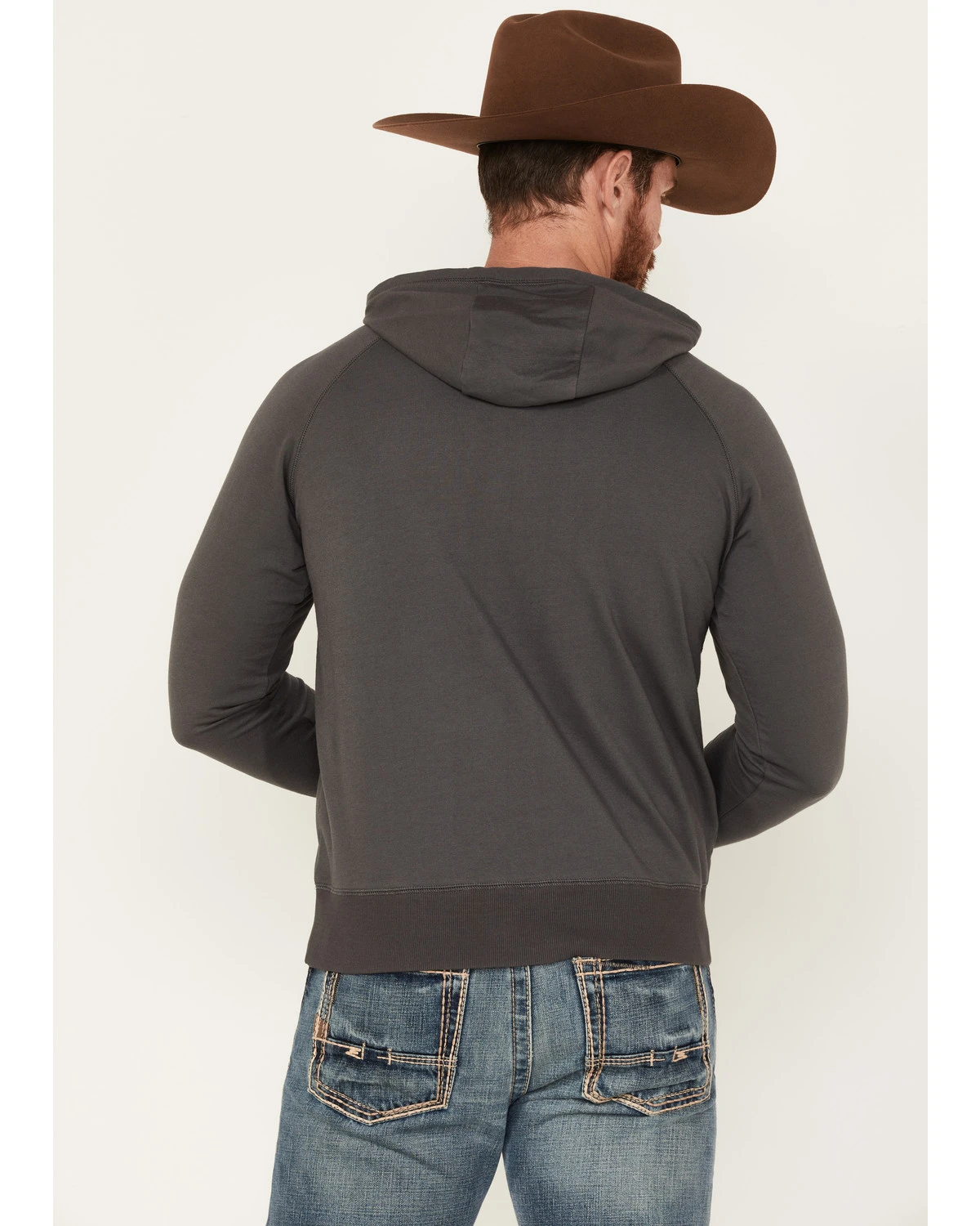 Rock & Roll Denim Men's Skull Scenic Graphic Hooded Sweatshirt 4 Rock & Roll Denim Men's Skull Scenic Graphic Hooded Sweatshirt - Image 4