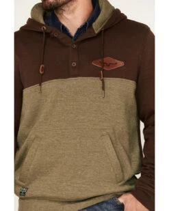 Kimes Ranch Men's Ogden 1/4 Button Hooded Pullover -Fashion Clothing Store 2000377178 200 P3
