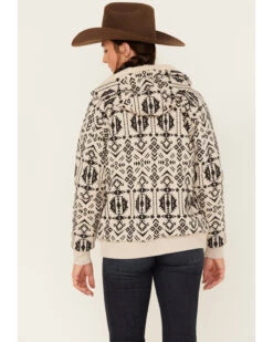 Ariat Women's R.E.A.L. Southwestern Print Sherpa-Lined Zip Hoodie -Fashion Clothing Store 2000377705 944 P4