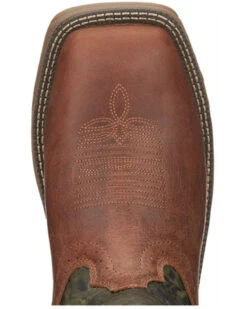 Justin Men's Rush Strike Camo Shaft Leather Pull On Snake Boots - Square Toe -Fashion Clothing Store 2000378668 340 P6