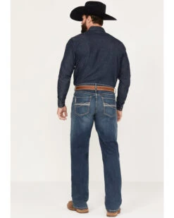 Cinch Men's Grant Medium Stonewash Relaxed Boot Performance Stretch Denim Jeans -Fashion Clothing Store 2000380041 402 P3