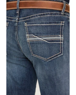 Cinch Men's Grant Medium Stonewash Relaxed Boot Performance Stretch Denim Jeans -Fashion Clothing Store 2000380041 402 P4