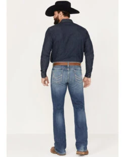 Cinch Men's Ian Medium Stonewash Slim Boot Performance Stretch Denim -Fashion Clothing Store 2000380103 402 P3