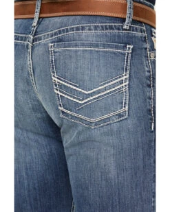 Cinch Men's Ian Medium Stonewash Slim Boot Performance Stretch Denim -Fashion Clothing Store 2000380103 402 P4