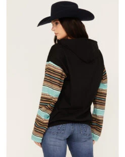 Changes Women's Serape Striped Yellowstone Hoodie 7 Changes Women's Serape Striped Yellowstone Hoodie -Fashion Clothing Store 2000382609 442 P4