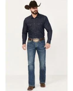 Rock & Roll Denim Men's Pistol Medium Vintage Wash Bootcut Reflex Denim Jeans -Fashion Clothing Store 2000386203 414 P3