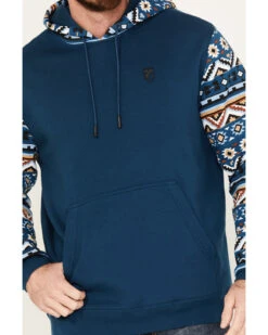 RANK 45 Men's Southwestern Hooded Sweatshirt -Fashion Clothing Store 2000386234 442 P3