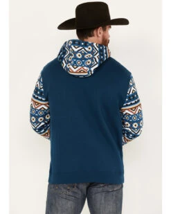 RANK 45 Men's Southwestern Hooded Sweatshirt -Fashion Clothing Store 2000386234 442 P4