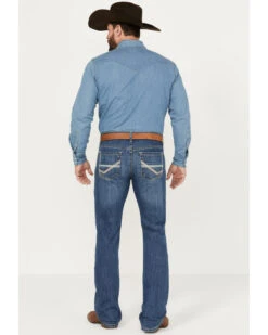 Cinch Men's Ian Medium Stonewash Slim Boot Performance Stretch Denim Jeans -Fashion Clothing Store 2000386396 402 P3