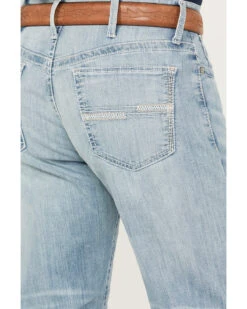 Cinch Men's White Label Light Wash Relaxed Straight Stretch Performance Denim Jeans -Fashion Clothing Store 2000386397 402 P4