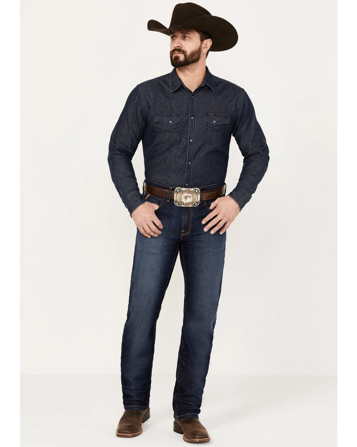 Ariat Men's M1 Hansen Slim Straight Clayton Jeans 1 Ariat Men's M1 Hansen Slim Straight Clayton Jeans