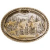 Montana Silversmiths Men's Horse Pack & Rider Belt Buckle